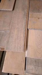 Mooi geleefd massief eiken vloer, ong 30 m2., Doe-het-zelf en Verbouw, Ophalen, Gebruikt, Vloerdelen of -planken, 10 m² of meer