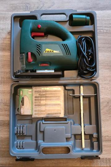 Nieuwe Parkside decoupeerzaag  800 Watt set zaagjes koffer.  beschikbaar voor biedingen