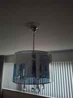 Elegante kroonluchter met kristallen, Ophalen of Verzenden, Zo goed als nieuw, Glas, Modern