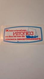 Radio Veronica Sticker - 'Ik ben vriend van', Verzenden, Nieuw, Film, Tv of Omroep