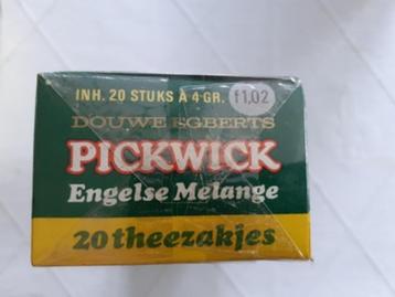 Douwe Egberts Vintage doos PICKWICK theezakjes nieuw oud doo beschikbaar voor biedingen