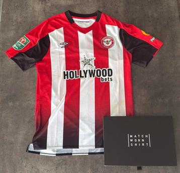 Match Worn Shirt | Sepp van den Berg | Brentford beschikbaar voor biedingen
