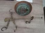 oude koperen weegschaal zoldervondst, Antiek en Kunst, Antiek | Overige Antiek, Ophalen of Verzenden