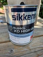 Sikkens Rubbol XD High Glass ral9016 1liter, Doe-het-zelf en Verbouw, Verf, Beits en Lak, Ophalen, Wit, Nieuw, Lak