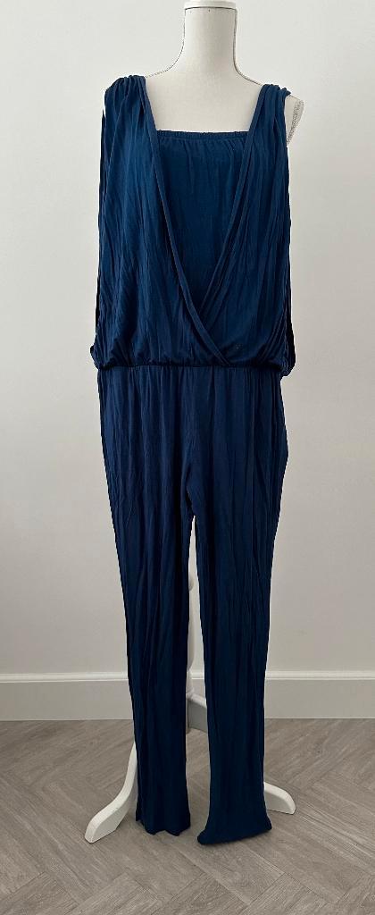 Mooie blauwe Jumpsuit maat 40 - 42!, Kleding | Dames, Jumpsuits, Zo goed als nieuw, Maat 42/44 (L), Blauw, Verzenden