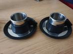 Carlo Giannini - set van twee espressokopjes, Huis en Inrichting, Keuken | Servies, Overige materialen, Ophalen of Verzenden, Zo goed als nieuw