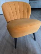 Fauteuil okergeel, Huis en Inrichting, Fauteuils, Ophalen, Zo goed als nieuw