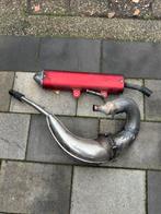 Originele beta uitlaat beta rr50 track 2024, Fietsen en Brommers, Brommers | Tuning en Styling, Ophalen, Gebruikt, Beta rr 50 track