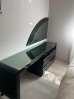 Slaapkamer inrichting zwart / spiegel, Ophalen, Gebruikt, Tweepersoons, Eric kuster hotel chique