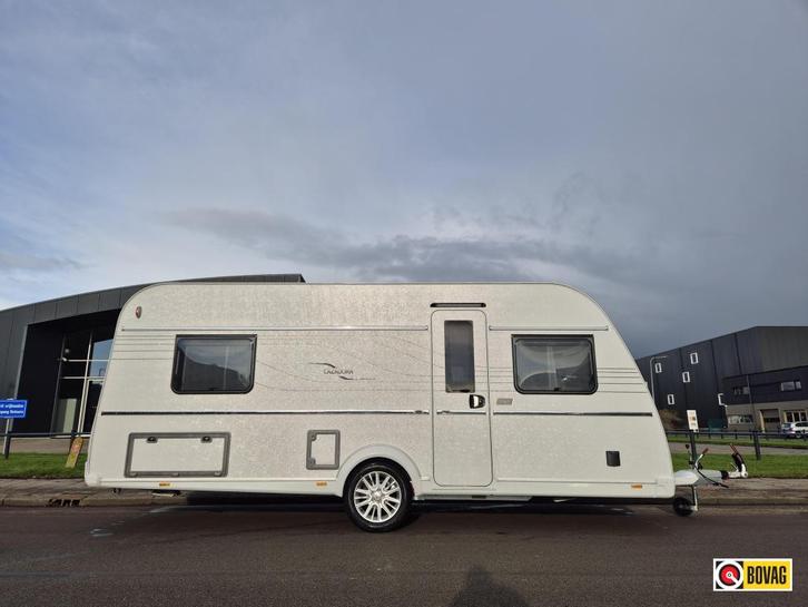 Tabbert Cazadora 495 HE, Caravans en Kamperen, Caravans, Bedrijf, tot en met 3, Standaardzit, Tabbert, 2 aparte bedden, Overige typen