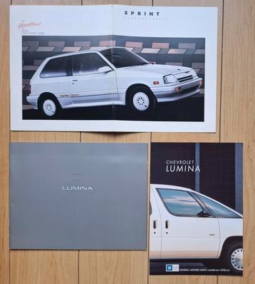 Chevrolet Sprint en Lumina. 3 stuks  € 9,-- beschikbaar voor biedingen