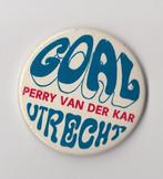 Perry Sport Blikken Button Goal Utrecht jaren 60, Verzamelen, Speldjes, Pins en Buttons, Gebruikt, Niet vindbaar, Niet vindbaar