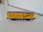 3 Minitrix bananenwagons, Gebruikt, Gelijkstroom, Trix, Wagon