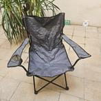 Vouwstoel, campingstoel, visstoel met bekerhouder + draagtas, Ophalen of Verzenden, Nieuw, Campingstoel