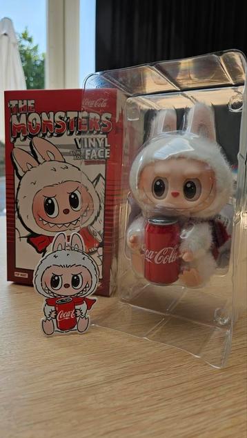 Labubu Coca Cola originele Vinyl face plush Happy Factor beschikbaar voor biedingen