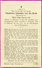 Bidprentjes, Verzamelen, Bidprentjes en Rouwkaarten, Ophalen of Verzenden, Bidprentje