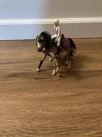 2 sets van Schleich paarden met ruiter. Inclusief 1 veulen, Ophalen, Zo goed als nieuw