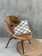 Vintage rotan kuipstoel, Huis en Inrichting, Ophalen, Overige kleuren, Q, Zo goed als nieuw