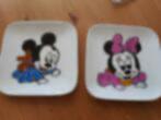 4) Gebaksbordjes met Mickey en Miny Mouse, Nieuw, Overige typen, Overige stijlen, Ophalen of Verzenden