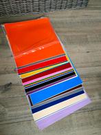 Vinyl vellen zelf klevend 40 vellen verschillende kleuren, Hobby en Vrije tijd, Nieuw, Ophalen of Verzenden, Materiaal
