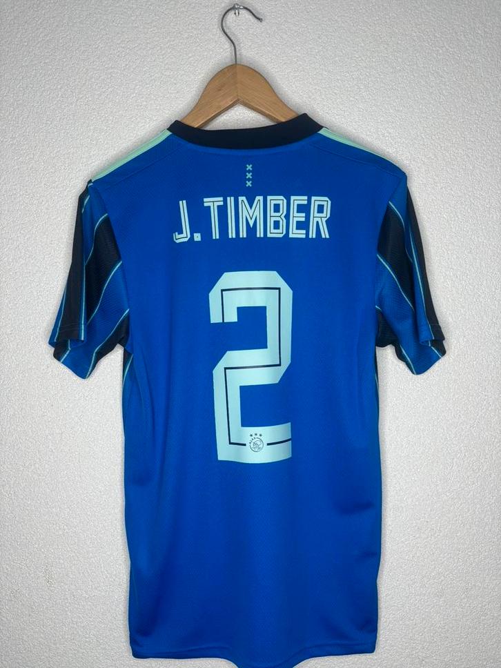 Ajax Uitshirt 2021/2022 Timber, Sport en Fitness, Voetbal, Zo goed als nieuw, Shirt, Maat S, Ophalen of Verzenden