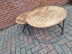Set 2 bijzettafel, Huis en Inrichting, Tafels | Bijzettafels, Minder dan 55 cm, Rond, Zo goed als nieuw, Ophalen