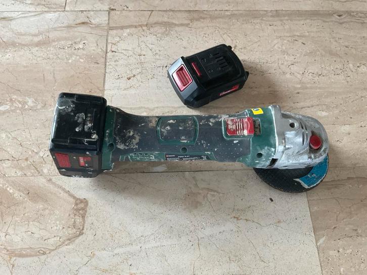 PARKSIDE Accu Haakseslijper 18V - 2 Accu's, Doe-het-zelf en Verbouw, Gereedschap | Schuurmachines, Gebruikt, Overige typen, Minder dan 600 watt