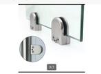 Glasplaat klem houders rvs, Ophalen of Verzenden, Nieuw, Minder dan 80 cm, Glasplaat