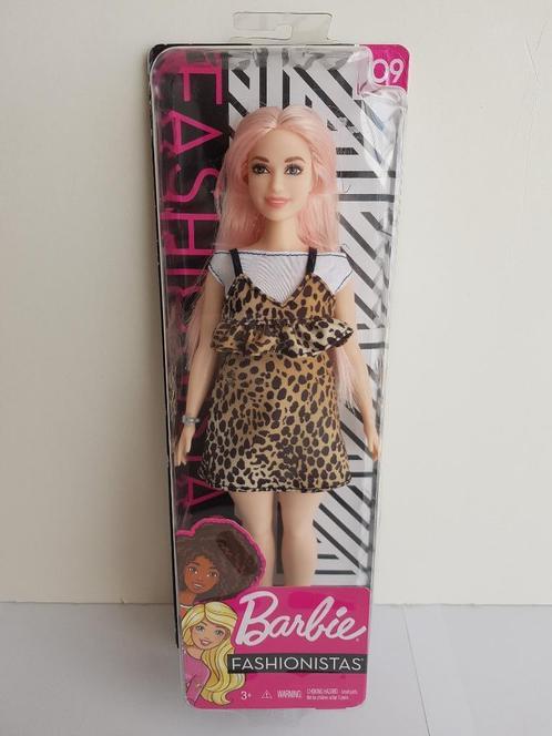 Barbie Fashionistas #109 Leopard Print - Curvy (NRFB), Verzamelen, Poppen, Nieuw, Fashion Doll, Ophalen of Verzenden