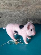 Genaaldvilt varkentje wol naaldvilten biggetje handgemaakt, Hobby en Vrije tijd, Ophalen of Verzenden, Nieuw, Overige typen, Wolvilt
