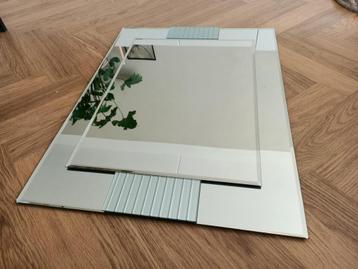 Mooie vintage Art Deco wandspiegel | 80 x 60 beschikbaar voor biedingen