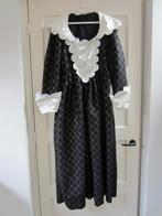 Jonkvrouw Jurk Zwart/Wit/Zilver Maat 38, Kleding | Dames, Carnavalskleding en Feestkleding, Maat 38/40 (M), Carnaval, Ophalen of Verzenden