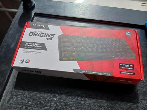 HyperX Alloy Origins 60 – Compacte Mechanische Gaming, Computers en Software, Toetsenborden, Zo goed als nieuw, Qwerty, Bedraad