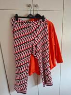 Cambio broek 7/8 mt 42 izgs rood/oranje/roze, Verzenden, Maat 42/44 (L), Zo goed als nieuw, Lang
