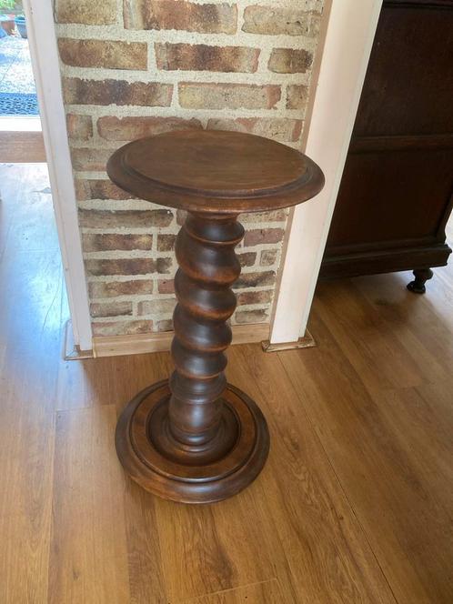 Antieke Plantentafel met Gedraaide Poot, Antiek en Kunst, Antiek | Meubels | Tafels, Ophalen of Verzenden