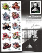 USA postzegelvel: The Muppet Show "Jim Henson", Ophalen of Verzenden, Na 1940, Postfris