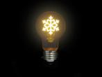 Vellight Ledlamp sneeuwvlok Decoratief Filament 2 W E27, Led-lamp, Minder dan 30 watt, Verzenden, .