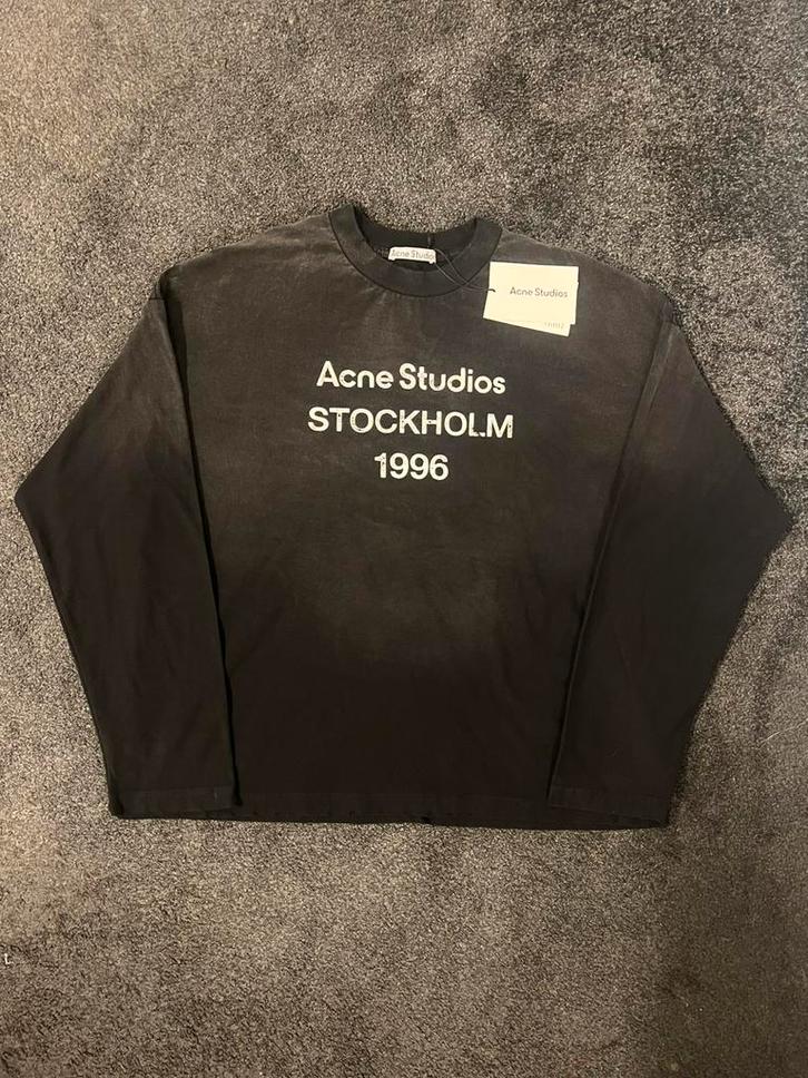Acne Studios longsleeve, Kleding | Heren, T-shirts, Nieuw, Maat 48/50 (M), Zwart, Ophalen of Verzenden