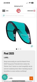 Naish pivot 2025 9m, Watersport en Boten, Kitesurfen, Geen board, Ophalen of Verzenden, Zo goed als nieuw, 9 m²