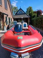 Zodiac rubberboot 15pk console., Watersport en Boten, Ophalen of Verzenden, Zo goed als nieuw, Tot 6 meter, Overige materialen