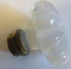 art deco deurknop in blauw opaliserend glas Sabino, Antiek en Kunst, Verzenden