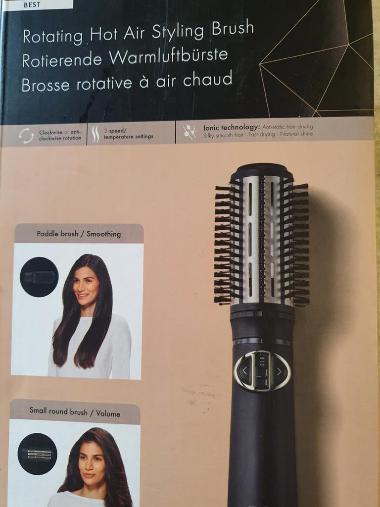 Cien Beauty Roterende Warme Lucht Styling Borstel, Ophalen, Nieuw, Föhn of Haardroger