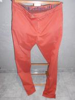 Berwich chino maat 54 katoen/elastan Made in Italy terracota, Kleding | Heren, Broeken en Pantalons, Maat 52/54 (L), Overige kleuren