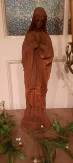 Vintage Maria Beeld gietijzer, Antiek en Kunst, Ophalen of Verzenden