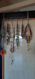 Groot lot vintage kettingen,glasfolie, millefiori, Swarovski, Ophalen of Verzenden, Overige kleuren, Overige materialen, Met edelsteen