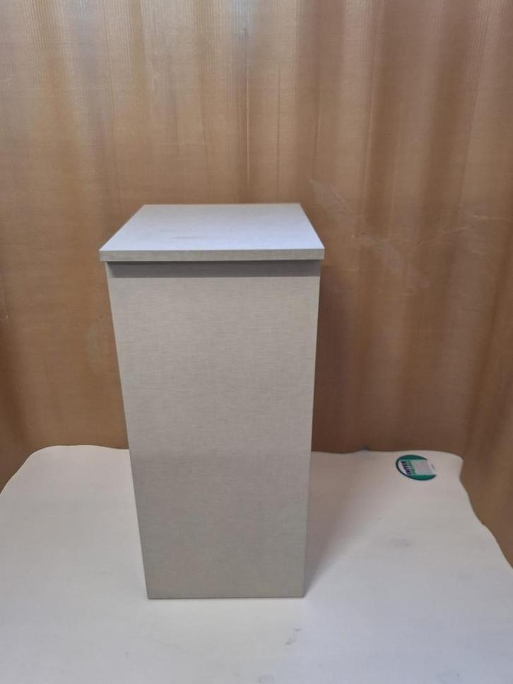 Luxobin afvalbak in de kleur linnen beige, Huis en Inrichting, Woonaccessoires | Prullenbakken, Zo goed als nieuw, Overige materialen