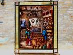 Glas in lood De Kruidenier winkel, Ophalen of Verzenden