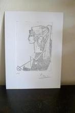 handgesigneerd Picasso Ets monotype, Ophalen of Verzenden