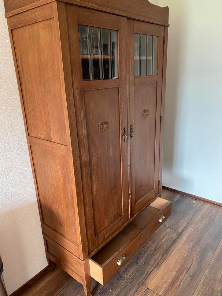 Prachtige oude meidenkast uit begin 1900, uniek exemplaar, Antiek en Kunst, Antiek | Meubels | Kasten, Ophalen