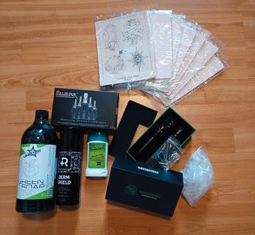 (NU weg) Tattoo-machine, Dragonhawk Fold pro+Accessoires beschikbaar voor biedingen